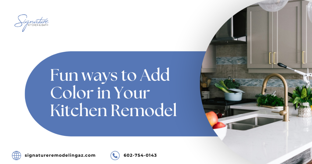 Fun Ways to Add Color in Your Kitchen Remodel